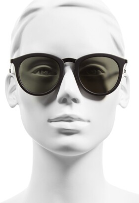 Le Specs 'No Smirking' 50mm Round Sunglasses