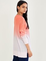 Thumbnail for your product : Monsoon Dip Dye Jumper, Coral
