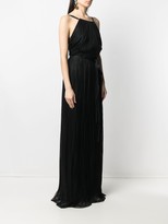 Thumbnail for your product : Maria Lucia Hohan Pleat-Detail Halterneck Silk Dress