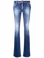 Thumbnail for your product : DSQUARED2 Raw-Edge Straight-Leg Jeans