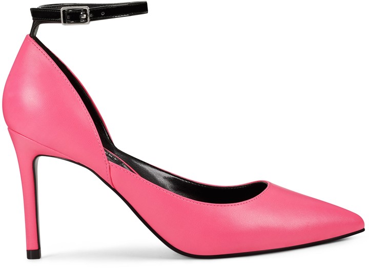 quinteena ankle strap pumps