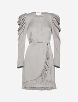 Thumbnail for your product : Designers Remix Lauren ruched draped woven mini dress