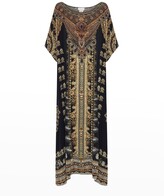Thumbnail for your product : Camilla Baroque Silk Round-Neck Kaftan