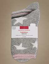 Thumbnail for your product : M&S Collection 2 Pair Pack Thermal Socks