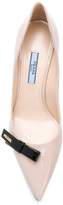 Thumbnail for your product : Prada bow detail pumps
