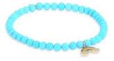 Thumbnail for your product : Sydney Evan Rainbow Diamond & Turquoise Bead Bracelet