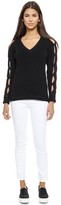 Thumbnail for your product : Milly Peek-A-Boo Sleeve Pullover