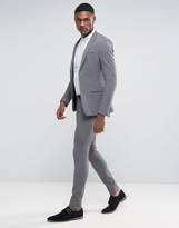 Thumbnail for your product : ASOS Design TALL Super Skinny Suit Pants In Grey