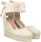 castañer chiara 80 canvas wedge espadrilles