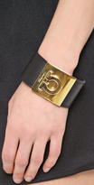 Thumbnail for your product : Ferragamo Wide Gancio Cuff Bracelet