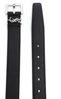 Thumbnail for your product : Saint Laurent Logo-plaque leather belt