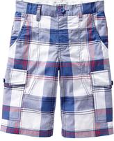 Thumbnail for your product : Old Navy Boys Plaid Cargo Shorts