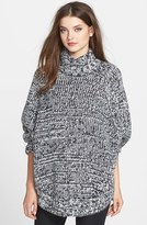 Thumbnail for your product : MICHAEL Michael Kors Turtleneck Poncho Sweater