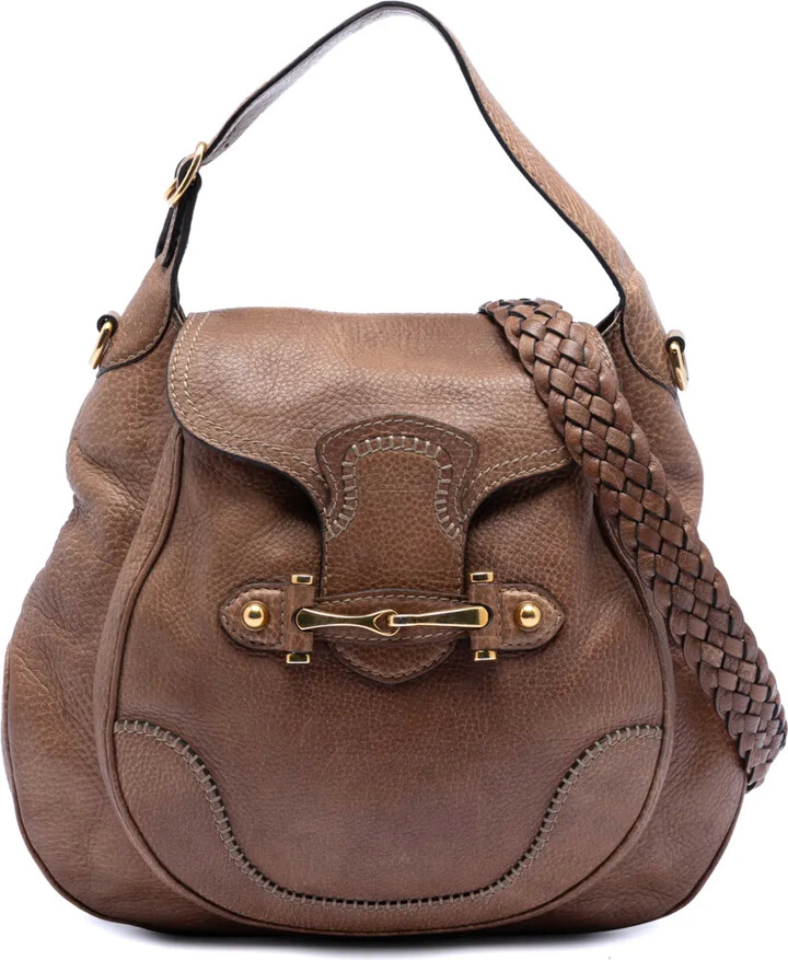 Gucci Pre-Owned 2016-2025 Large Leather New Pelham satchel