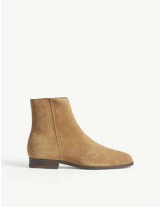 Sandro E18 Blake suede ankle boots