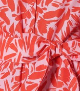 Thumbnail for your product : Veronica Beard Samy cotton and silk shirt dress