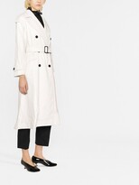 Thumbnail for your product : Blanca Vita Notched-Collar Belted Trench Coat