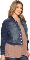 Thumbnail for your product : Jag Jeans Plus Size Savannah Jacket in Forever Blue Knit Denim