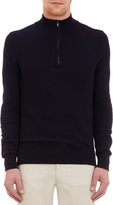 Thumbnail for your product : Barneys New York Zip Funnel-Neck Sweater