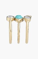Thumbnail for your product : Melinda Maria 'Haviland' Stackable Rings (Set of 3)
