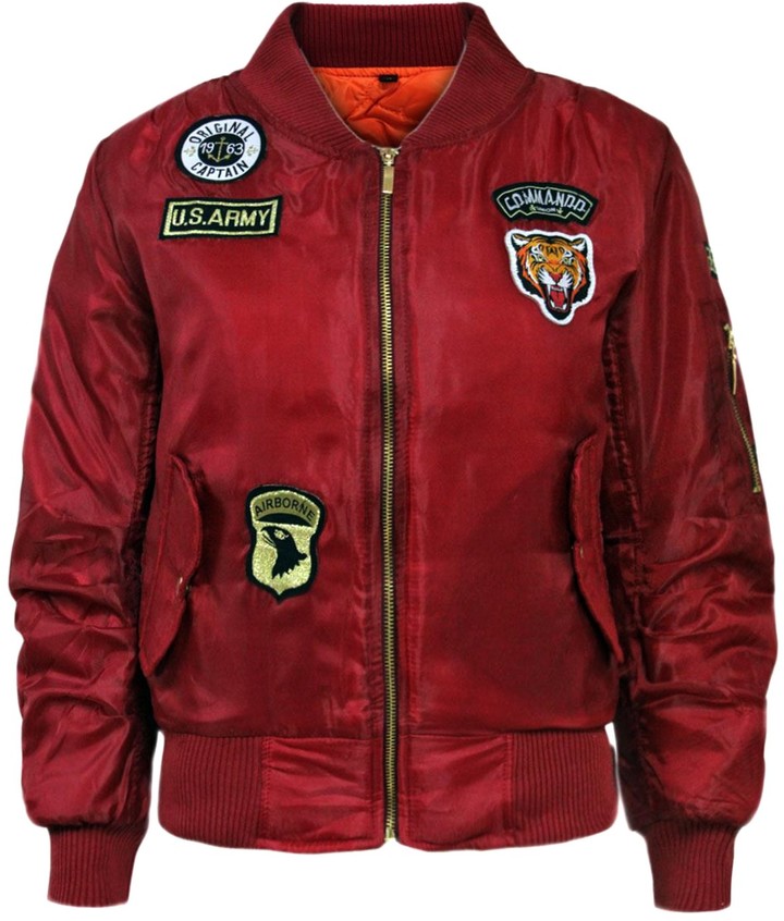 Ael New Kids Children Army Airforce Ma1 Flight Pilot Bomber Style ...