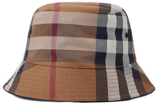 Burberry Check Bucket Hat - ShopStyle