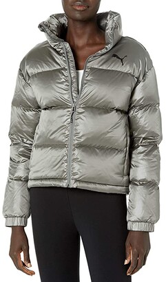 silver down jacket
