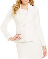 Thumbnail for your product : Kasper One-Button Crepe Jacket