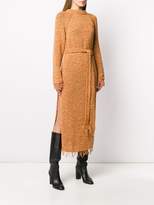 Thumbnail for your product : Nanushka Loose Knit Fringed Knit Jumper Dress