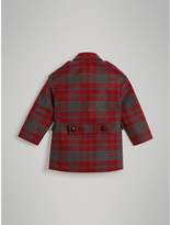 Thumbnail for your product : Burberry Tartan Wool Tailored Coat