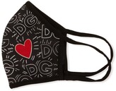 Thumbnail for your product : Dolce & Gabbana Reusable Logo & Heart Print Cloth Mask Face Covering