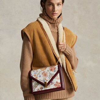 Ralph Lauren Polo ID Floral Canvas Envelope Chain Bag - ShopStyle