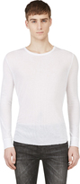 Thumbnail for your product : BLK DNM White Semi-Sheer Long Sleeve T-Shirt