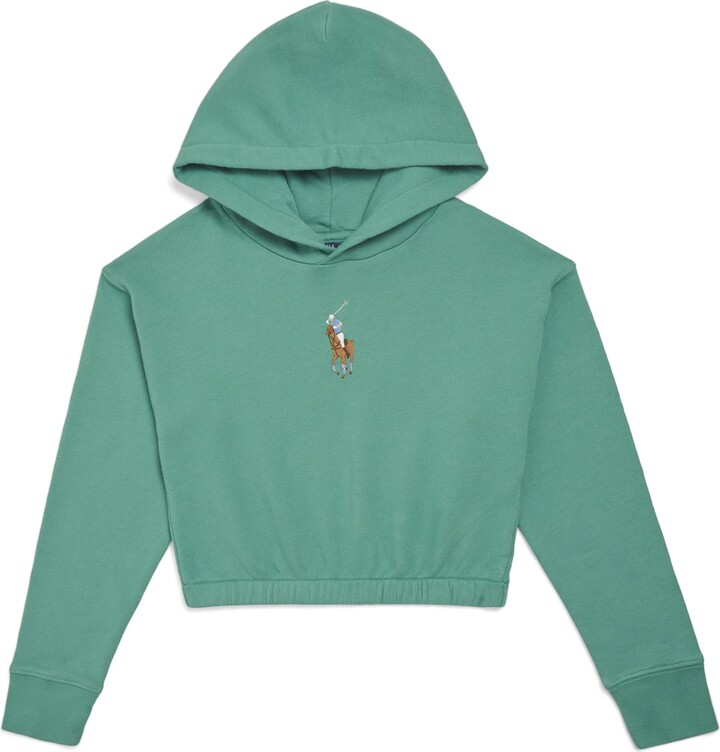 Ralph Lauren Kids Cotton-Blend Polo Pony Hoodie