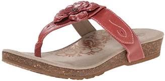 Aetrex Women's Emily Rose Flower Thong Sandal
