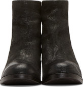 Thumbnail for your product : Marsèll Black Leather Horse Resin Boot