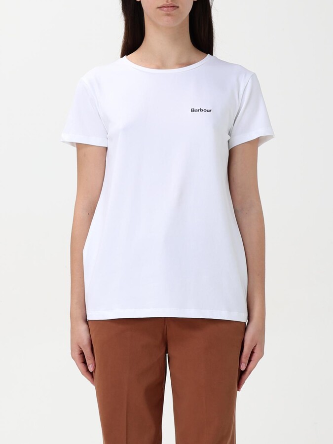 Barbour T-Shirt Woman color White