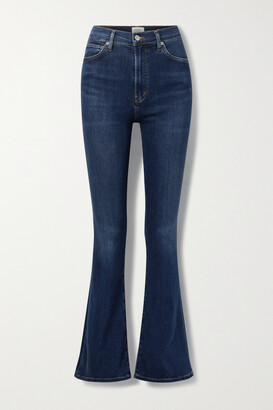 Citizens of Humanity Lilah High-rise Flared Jeans - Dark denim