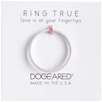 Dogeared Ring True Wide Flat Band Ring