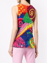 Thumbnail for your product : Manish Arora Swirl Patchwork Sequinned Top