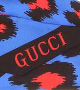 Thumbnail for your product : Gucci Printed silk scarf