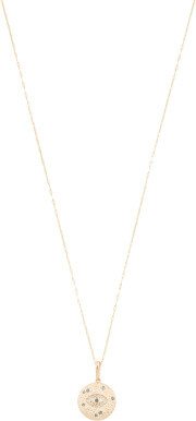 TJMAXX 14Kt Gold Diamond Evil Eye Diamond Pendant Necklace, Diamond/Gold