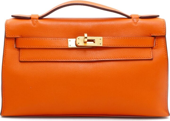 Hermès Kelly Pochette Beige Leather ref.683730 - Joli Closet