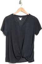 Thumbnail for your product : Caslon Twist Hem V-Neck T-Shirt