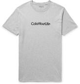 Thumbnail for your product : Nonnative Printed MÃ©lange Cotton-Jersey T-Shirt