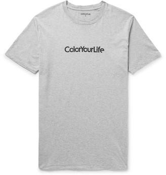 Nonnative Printed MÃ©lange Cotton-Jersey T-Shirt