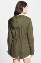Thumbnail for your product : Caslon Cotton Twill Hooded Jacket (Regular & Petite)