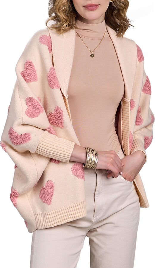 Saachi Heart Open Front Cardigan