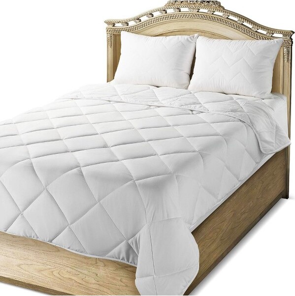 Mastertex SuperSoftComforter-White-(64x84")Twin