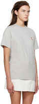 Thumbnail for your product : MAISON KITSUNÉ Gray Chillax Fox T-Shirt